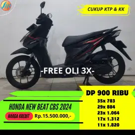 HONDA NEW BEAT CBS 2024 KREDIT DP 900RIBU ANGSURAN SANGAT TERJANGKAU
