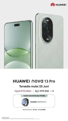 Pre Order Huawei Nova 13 Pro