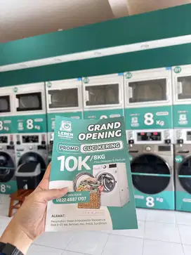 PAKET USAHA LAUNDRY KOIN 4 STACK 8 KG