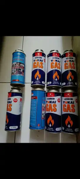 Dijual Borongan 12 kaleng kosong gas kompor portable