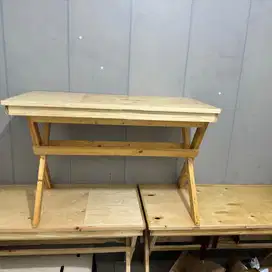 Meja kayu lipat sepaket dengan 4 kursi