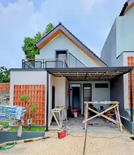 Dijual Rumah Gaya Jepang Modern Dekat Toll Desari Depok