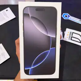 iPhone 16 Pro Max Black Titanium 256GB NEW Garansi Resmi iBox 1 Tahun