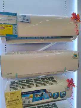 Promo cicilan AC Midea 1/2 PK