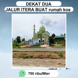 TANAH HANYA 100 METER DARI JALUR 2 KAMPUS ITERA