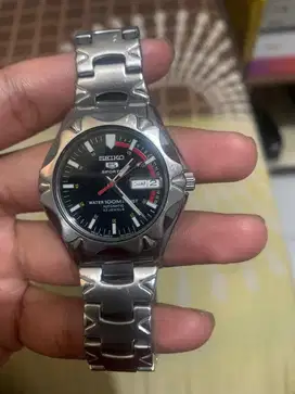 Seiko 5 Sports SNZ449J1 Automatic 23J Black Dial Stainless Steel 100M