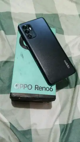 Oppo Reno 6 ram 8 memori 128 fulset no minus cuman pernah ganti lcd aj