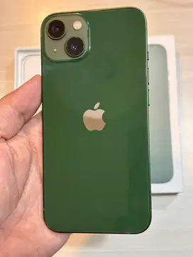 Apple iPhone 13 Green 128GB Fullset Mulus Garansi Panjang