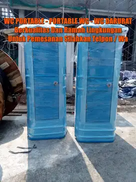 Ready !! Toilet Portable Jongkok, Toilet Proyek  wc portable, Portable