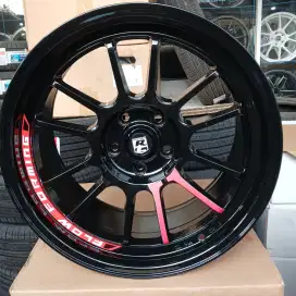 Lenso venom5 ring 18x9 pcd 5x114,3 ET 22 innova reborn zenix 4pcs