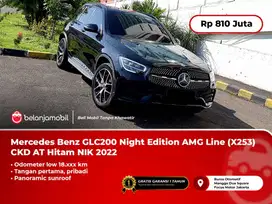 [LOW KM] Mercedes Benz GLC200 GLC 200 AMG Line AT Hitam 2022/2023