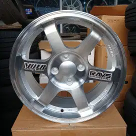 Rays te37 ring 15x6,5 pcd 4x100 ET 42 calya sigra agya ayla brio 4pcs