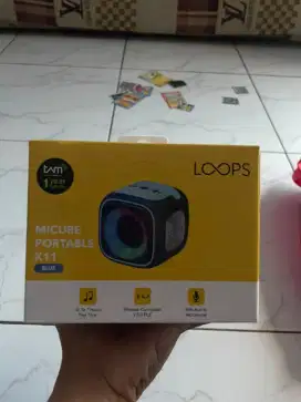 Speaker Bluetooth Portable X11 Loops Kondisi Baru Garansi Tam 1 tahun