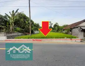 Jual Tanah Murah & Strategis Cangkringan, Tepi Jalan Cocok Utk Usaha