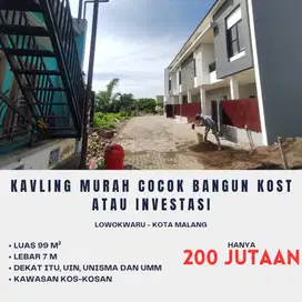 Kavling 200 Jutaan Cocok Untuk Invest Kota Malang