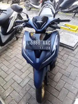 Honda Vario 125 blue matte 2021 CBS ISS kunci 2 remot satu