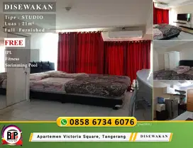 Disewakan apartemen victoria square Studio fully furnish mewah Murah
