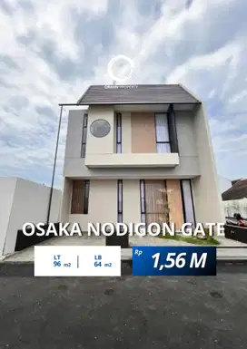 Dijual Rumah Siap Huni Osaka Nodigon Gate Jalan Pasar 1 Daerah Sunggal