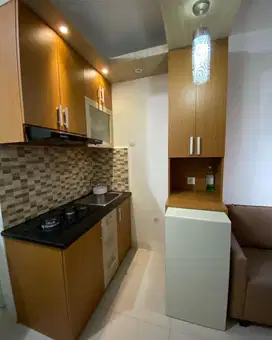 green pramuka 2 br full furnish bagus murah harga tertulis per 3 bulan