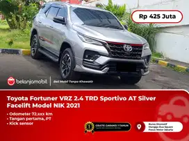 [KICK SENSOR] Toyota Fortuner VRZ 2.4 TRD Sportivo AT Silver 2021/2022