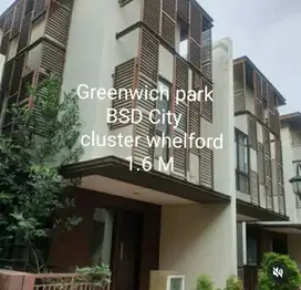 Rumah 1.6 M nego BSD CITY GREENWICH PARK LOKASI STRATEGIS