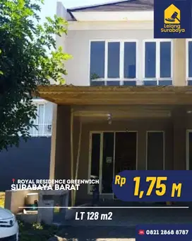 Rumah Surabaya  Royal Residence Cluster Greenwich