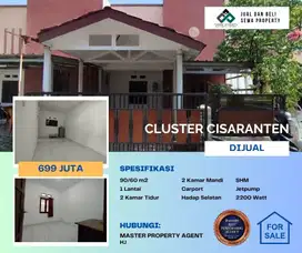 Jual cepat rumah 600 jutaan di Cluster Cisaranten Kulon Arcamanik