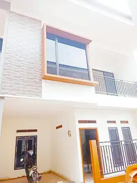 JUAL MURAH RUMAH MODERN 2 LANTAI BEBAS BANJIR DEKAT TOL PONDOK KOPI