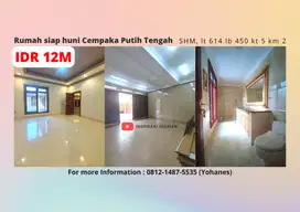 Rumah siap huni Cempaka Putih Tengah