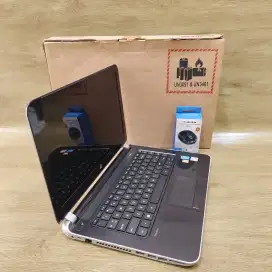 Laptop Gaming Hp Pavilion Core i5 Gen 4 Ram 16GB Dual VGA bonus Mouse