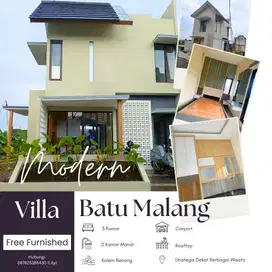 Villa Modern Batu Malang Dekat Alun-Alun Kota Batu Dan Berbagai WIsata
