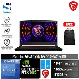 laptop gaming Msi GF63 Thin 12VE  i7-12650H RTX 4050