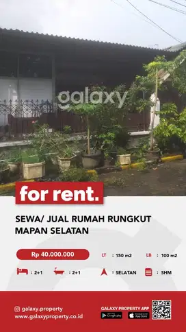 SEWA/ JUAL RUMAH RUNGKUT MAPAN SELATAN