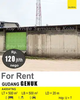 DISEWAKAN GUDANG DI GENUK A4004