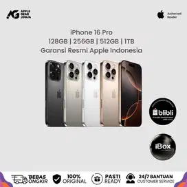 (iBox) iPhone 16 Pro 128GB 256GB Garansi Resmi Indonesia