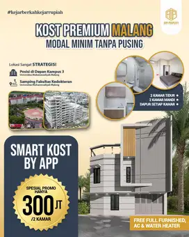 RUMAH KOS EKSLUSIVE 300 JUTA KOTA MALANG DEPAN UMM
