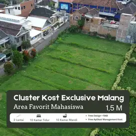 Cluster Kost Malang Siap Bangun di Lokasi Strategis Favorit Mahasiswa