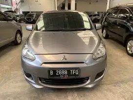 Mitsubishi Mirage GLX MT 2015 Abu-abu PREMIUM B2688TFQ