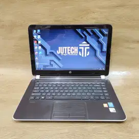 Laptop Gaming Hp Pavilion Core i5 Gen 4 Ram 16GB Dual VGA Siap pakai