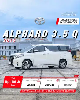 Toyota Alphard 3.5 Q Executive Lounge 2015 G ATPM 2016 V6 2017 Lm350