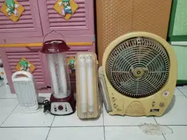 LAMPU EMERGENCY DAN KIPAS RUSAK