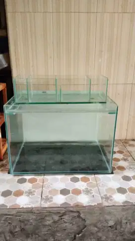 Aquarium 50x35x35 + filter atas