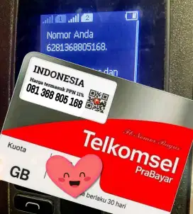 Perdana Telkomsel Nomor Cantik Simpati BOS 168