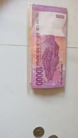 Uang 10.000 Sultan Mahmud Badaruddin ada 25 lembar