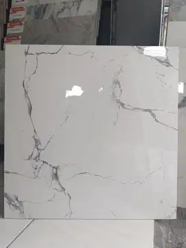 Granit Putih Motif Marmer Glazed Polished 60x60
