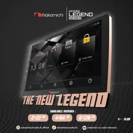 Headunit Android 10 inch Nakamichi Plus Camera 360 - Ram 4/64 GB
