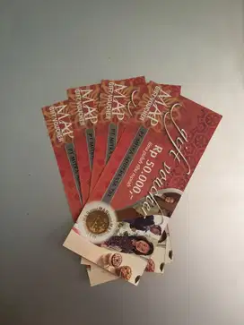 Voucher MAP pecahan 50k total 200k