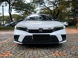 LOW KM 15RB!! HONDA NEW CIVIC 1.5 RS TURBO CVT MATIC SEDAN 2023 PUTIH
