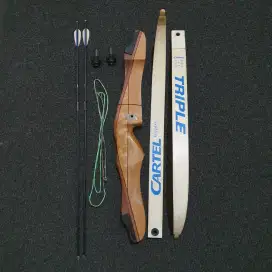 Archery panahan woodenbow Cartel Triple