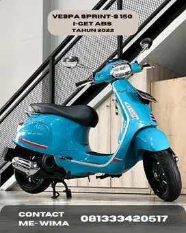 VESPA SPRINT S I-GET 150 ABS tahun 2022 - WIMA MUSTIKA SULFAT